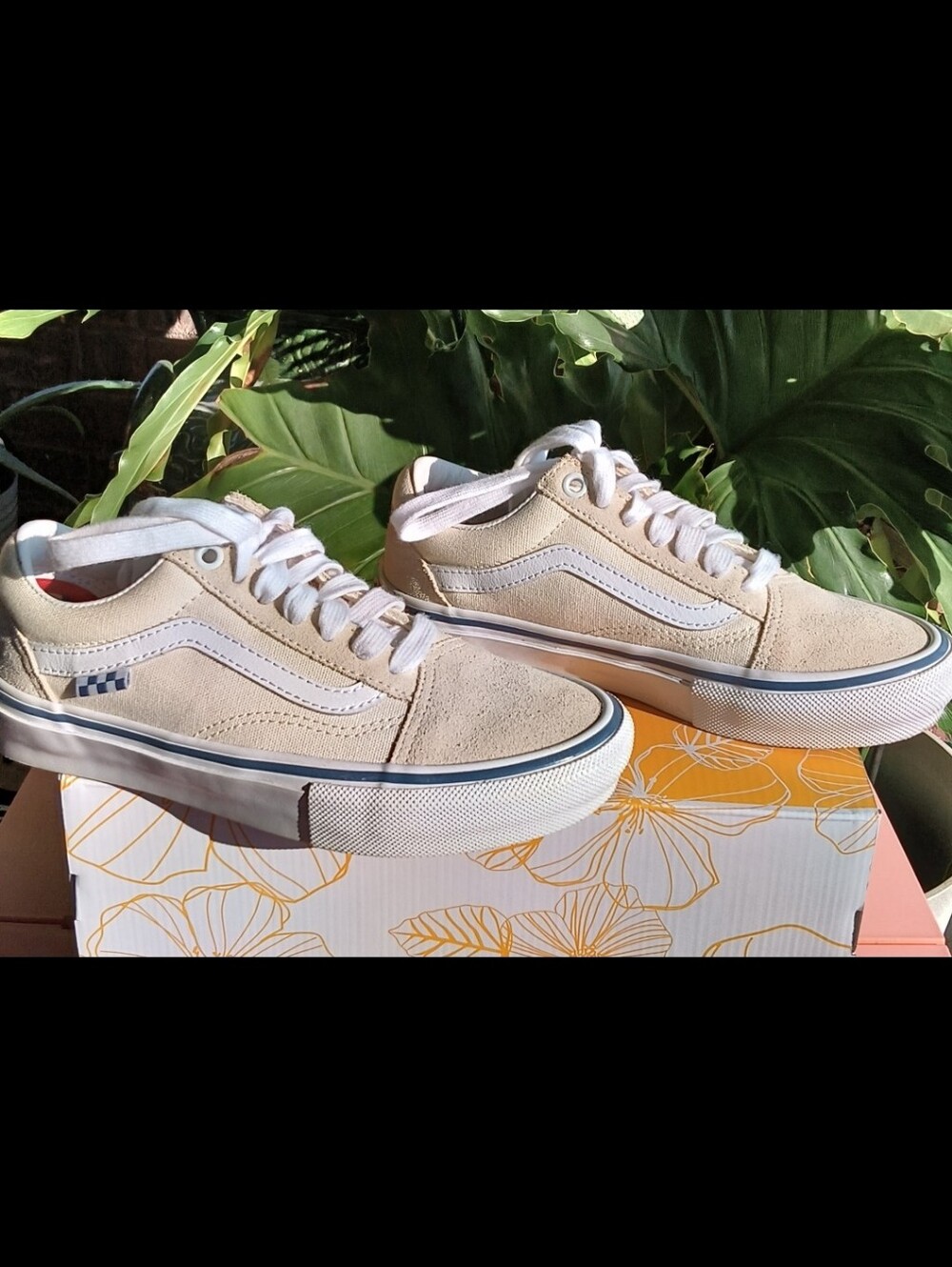Kids Beige Suede Skate Sneakers - Classic Low Top